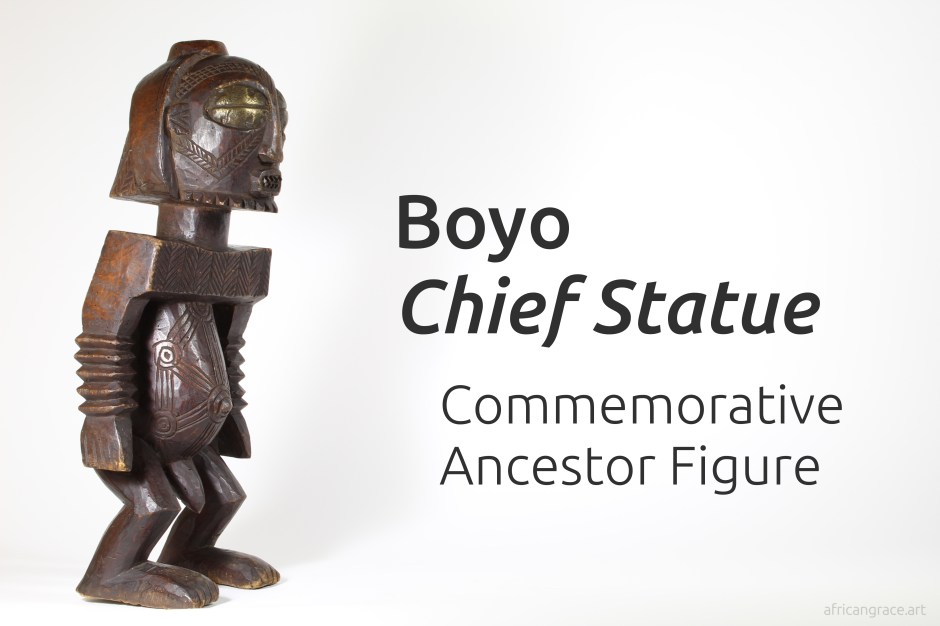 Boyo chief statue title - commemorative ancestor figure