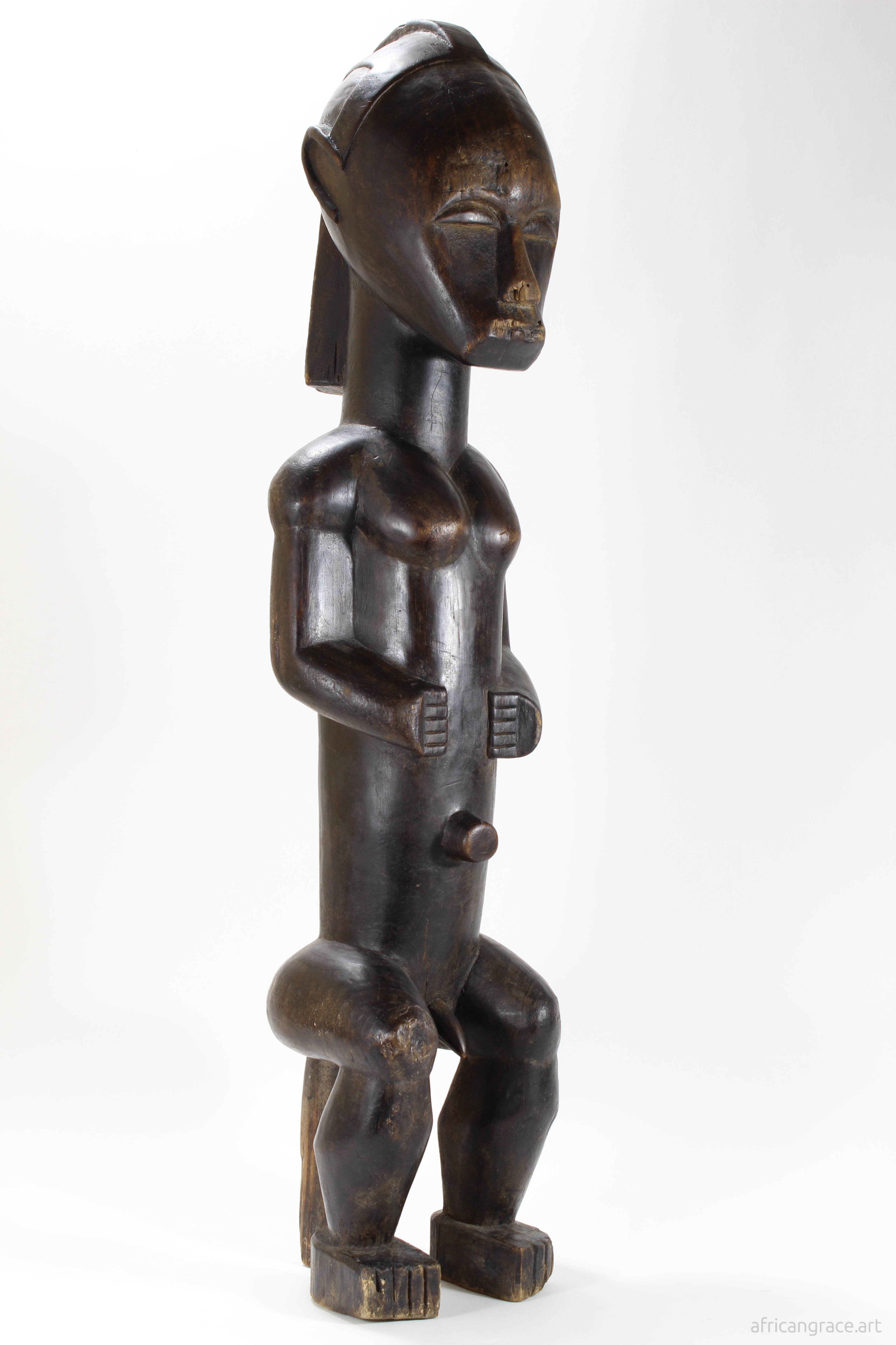 Fang byeri figure "Tall Man" right front view